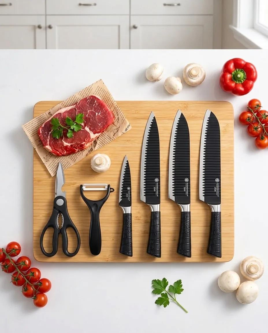 Jogo de Facas do Chef 6 Peças